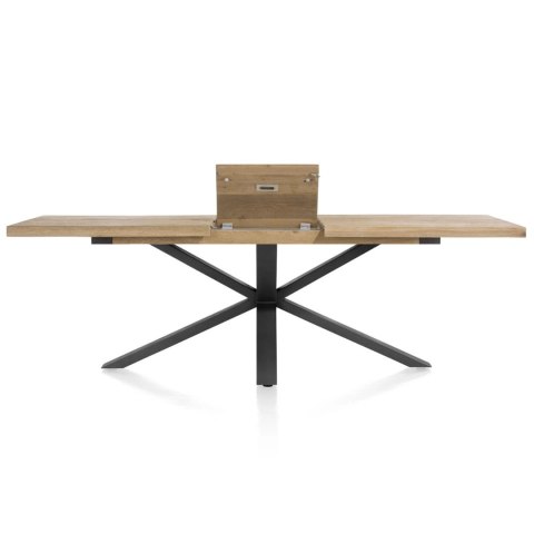 [T, do ręki] Stół Henders& Hazel Metalox centralna noga pająk 160+ 50 x 100 cm