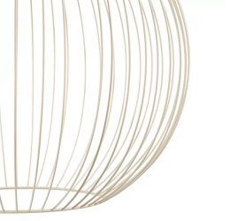 Lampa Wisząca COCO maison Jax - Taupe/Beige, Druciana Konstrukcja (200 cm)