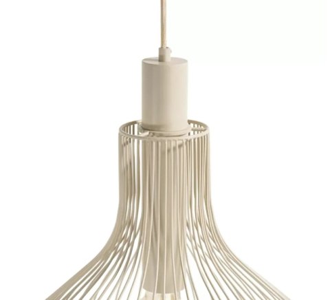 Lampa Wisząca COCO maison Jax - Taupe/Beige, Druciana Konstrukcja (200 cm)