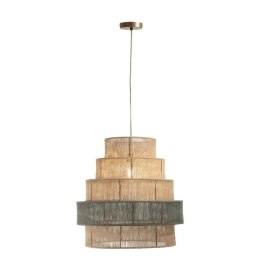 Lampa Wisząca COCO maison Tali Naturel/Groen - Juta, Ø60 cm