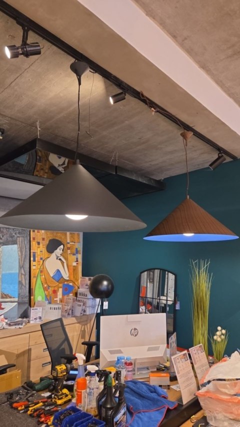 Lampa Wisząca Daan 82 cm - Orzech / Wood Design | COCO maison