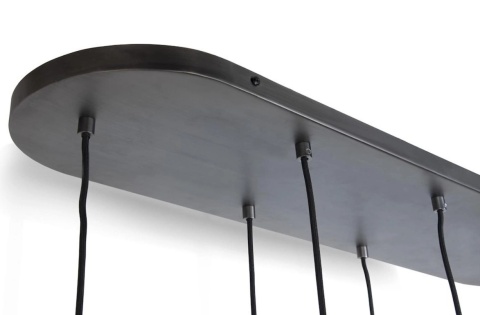 Nowoczesna Lampa Wisząca COCO maison Boris – 7 Punktów Świetlnych, Szara