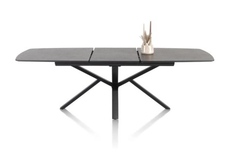 [M] Stół rozkładany PALACE 160-210 cm - Antracyt / Noga Pająk