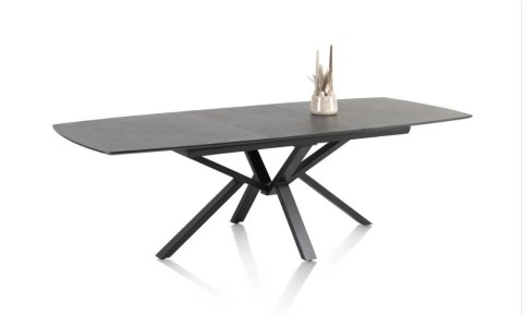 [M] Stół rozkładany PALACE 160-210 cm - Antracyt / Noga Pająk