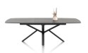 [M] Stół rozkładany PALACE 160-210 cm - Antracyt / Noga Pająk