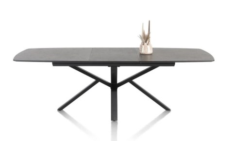[M] Stół rozkładany PALACE 160-210 cm - Antracyt / Noga Pająk