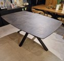 [M] Stół rozkładany PALACE 160-210 cm - Antracyt / Noga Pająk