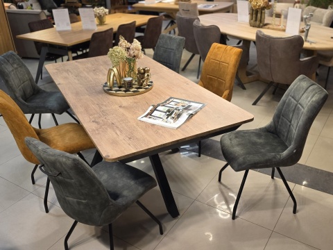 [R, od ręki] Stół Rozkładany Perth 200-280 cm - Barnwood Primo Laminato | Happy@Home