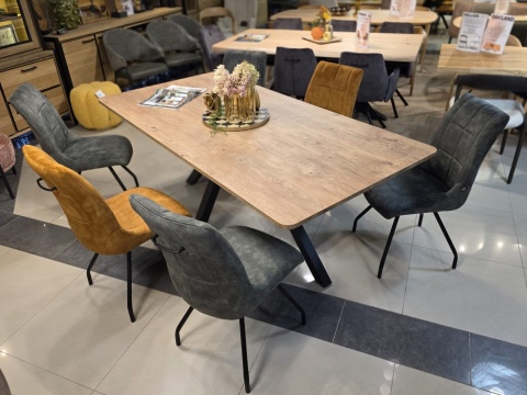 [R, od ręki] Stół Rozkładany Perth 200-280 cm - Barnwood Primo Laminato | Happy@Home