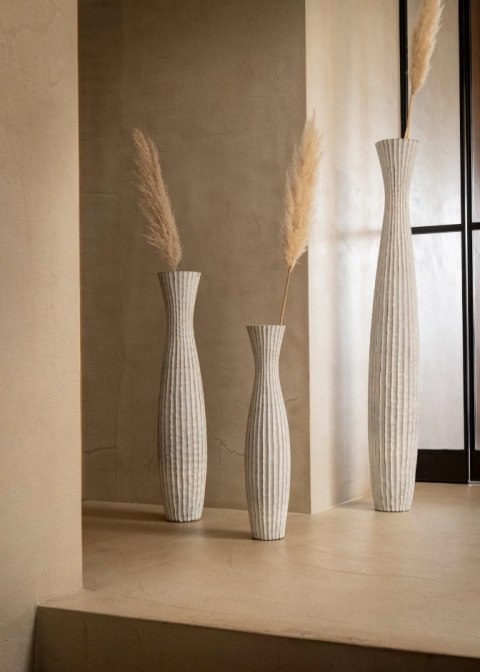 Mała Waza Dekoracyjna COCO maison Milou - Biała, 65 cm