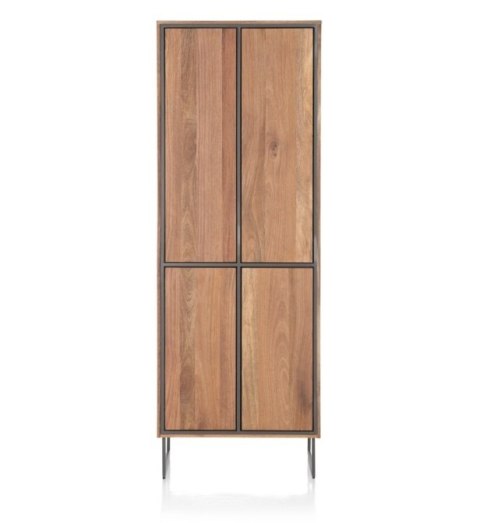 [R] Wąska Witryna Trapani Henders & Hazel - Smoked Mango, Loftowy Design (210 cm)