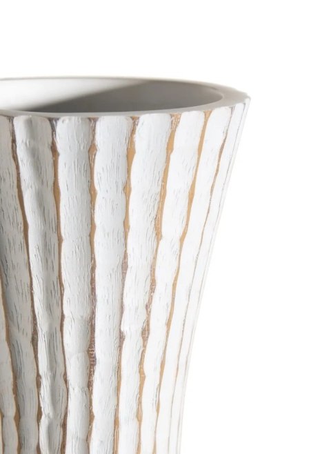 Średnia Waza Dekoracyjna COCO maison Milou - Biała, 65 cm