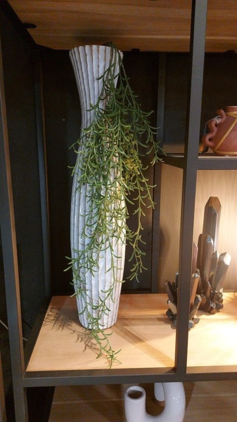 Średnia Waza Dekoracyjna COCO maison Milou - Biała, 65 cm