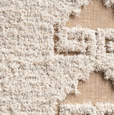 Tekstylny Obraz COCO maison Kaya - Wełna, Juta i Bawełna, 40x60 cm