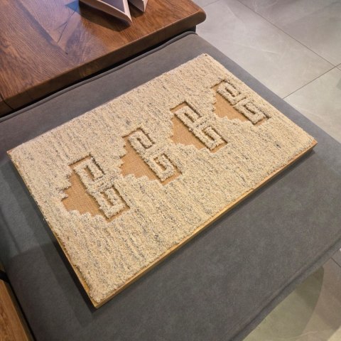 Tekstylny Obraz COCO maison Kaya - Wełna, Juta i Bawełna, 40x60 cm