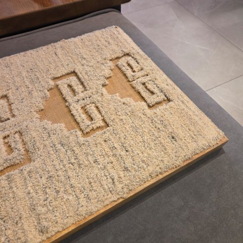 Tekstylny Obraz COCO maison Kaya - Wełna, Juta i Bawełna, 40x60 cm