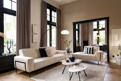 Zestaw stolików kawowych MONTELLO - White Ceramic / XOOON