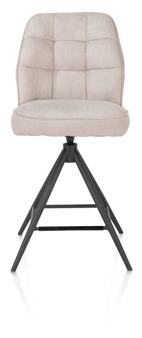 [na zamówienie] Hoker Obrotowy Bell 68 cm - Jasnoszara Mikrofibra Kiezel, Sprężyny Kieszeniowe