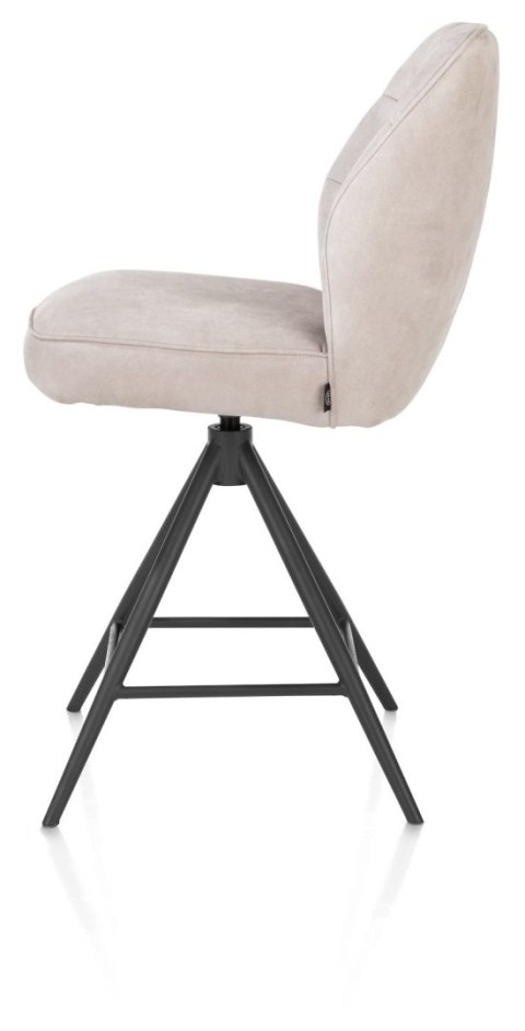 [na zamówienie] Hoker Obrotowy Bell 68 cm - Jasnoszara Mikrofibra Kiezel, Sprężyny Kieszeniowe