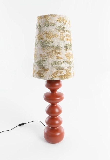 Abażur 35x46 cm - Zielony Welur - COCO maison