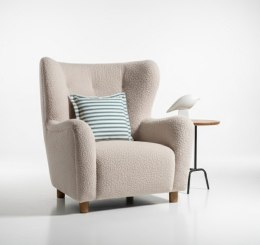Fotel Uszak SCANDI TEDDY - Cream White / Off-White