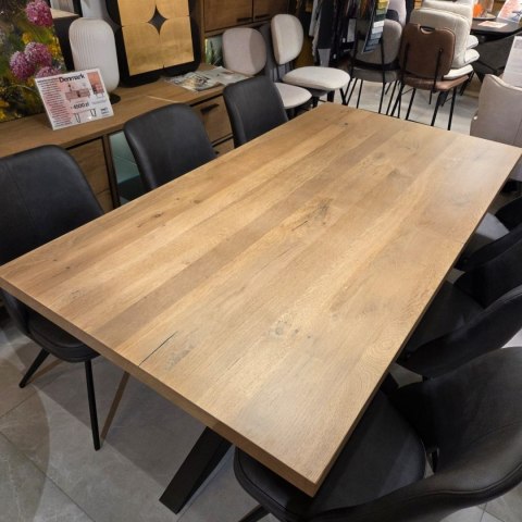 [K, od ręki] Stół Henders& Hazel Metalox centralna noga pająk 190+ 50 x 100 cm