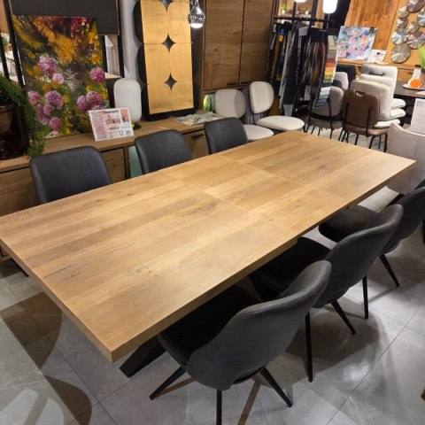 [K, od ręki] Stół Henders& Hazel Metalox centralna noga pająk 190+ 50 x 100 cm