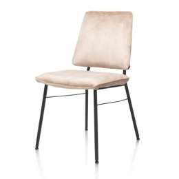 Krzesło Jadalniane FAAS / FAUSTO – Aksamit Karese Camel