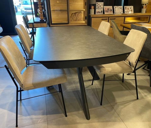 Krzesło Jadalniane FAAS / FAUSTO – Aksamit Karese Camel