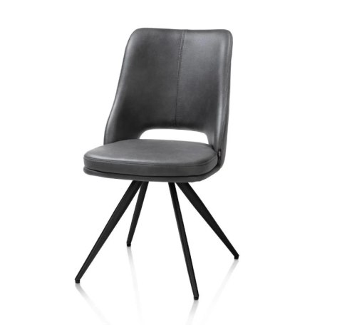 Krzesło obrotowe IAN Antracyt- Henders & Hazel - Mikrofibra Pala