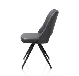 Krzesło obrotowe IAN Antracyt- Henders & Hazel - Mikrofibra Pala