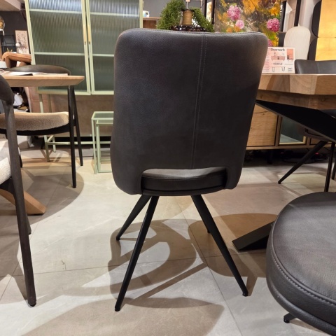 Krzesło obrotowe IAN Antracyt- Henders & Hazel - Mikrofibra Pala