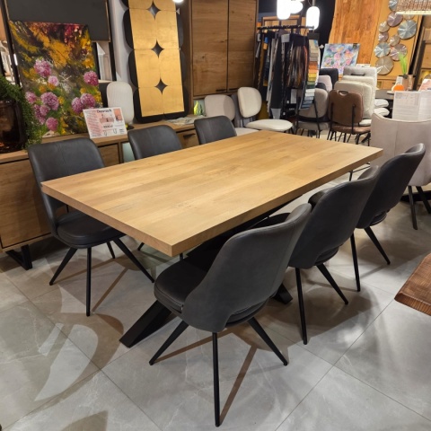 Krzesło obrotowe IAN Antracyt- Henders & Hazel - Mikrofibra Pala