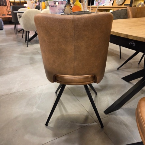 Krzesło obrotowe IAN Koniak- Henders & Hazel - Mikrofibra Pala