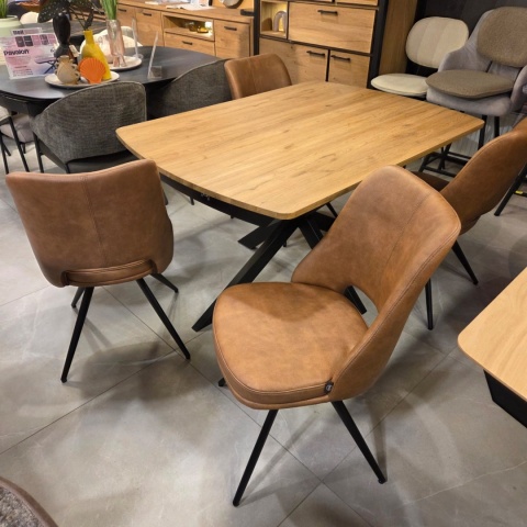 Krzesło obrotowe IAN Koniak- Henders & Hazel - Mikrofibra Pala