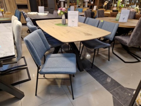 Krzesło Xooon Tatum Niebieska plecionka