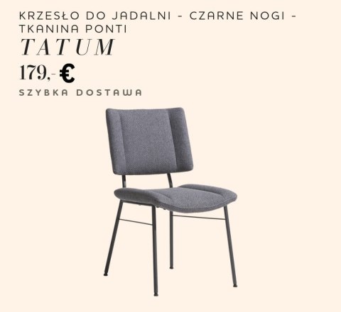 Krzesło Xooon Tatum Niebieska plecionka