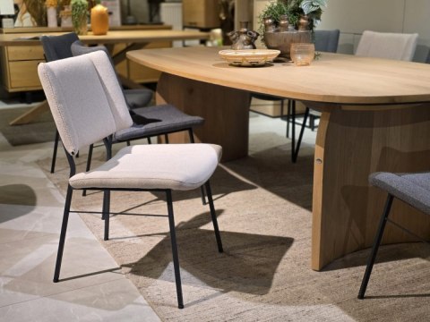 Krzesło Xooon Tatum Niebieska plecionka