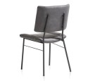 Krzesło Xooon Tatum mikrofibra Pala antracyt