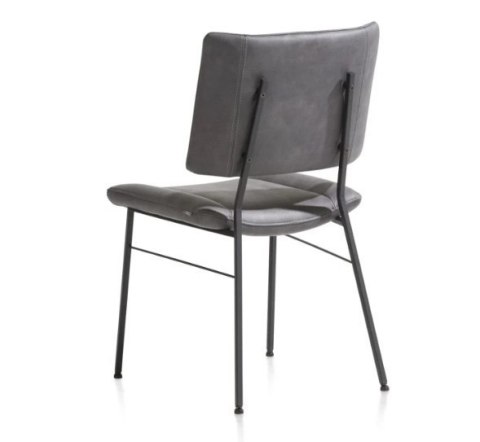 Krzesło Xooon Tatum mikrofibra Pala antracyt