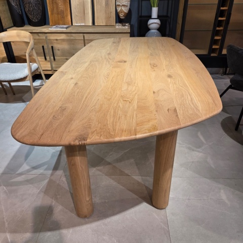 [K, od ręki] Stół Jadalniany AZULO 210 cm - Massief Eiken / Natural Sand
