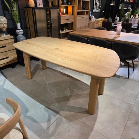[K, od ręki] Stół Jadalniany AZULO 210 cm - Massief Eiken / Natural Sand
