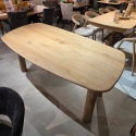 [K, od ręki] Stół Jadalniany AZULO 210 cm - Massief Eiken / Natural Sand