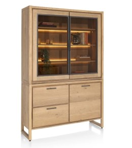 [M] Witryna NYSTEAD 140 cm - Dąb Dune Natural | Henders & Hazel