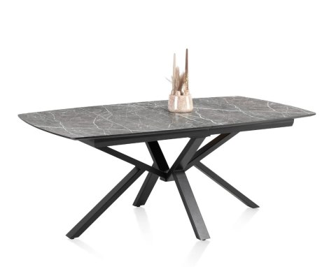 (M, od ręki) Stół Rozkładany PALACE 190-250 cm - Light Grey Marble / HPL jasnoszary