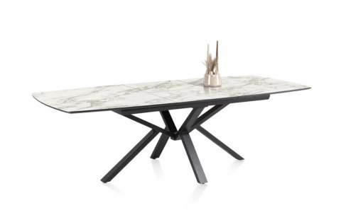 [M, od ręki] Stół Henders& Hazel Palace 190+ 60 x 110 cm biały centralna noga