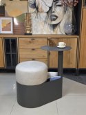 [R] Puf wielofunkcyjny z blatami i schowkiem SOLO-Station 3w1