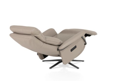 [R, od ręki] Fotel Relax Stelvio - Skóra Naturalna Maine Taupe - 3 Silniki - Akumulator