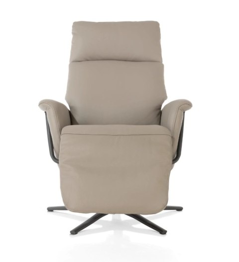 [R, od ręki] Fotel Relax Stelvio - Skóra Naturalna Maine Taupe - 3 Silniki - Akumulator