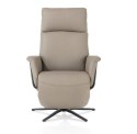 [R, od ręki] Fotel Relax Stelvio - Skóra Naturalna Maine Taupe - 3 Silniki - Akumulator
